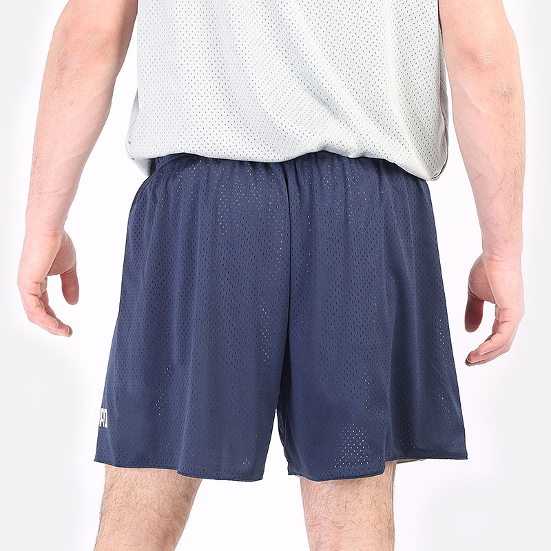 мужские синие двухсторонние шорты Hard Unifrom 22-2 navy/grey - цена, описание, фото 9